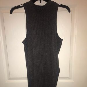 Dark grey tunic (slit down the side)